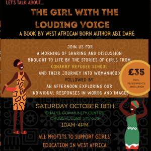 "The Girl With The Louding Voice" day workshop supporting girls' education