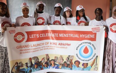 Kike supports menstrual health in Guinea